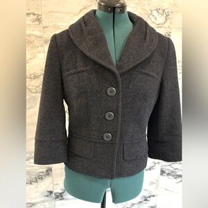 Wool fall blazer